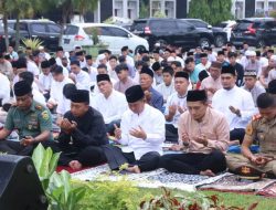 Pemkab Lampura Gelar Sholat Idul Fitri 1444 H Tahun 2023