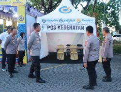 Kapolresta Sidoarjo Pantau Arus Balik Mudik Lebaran 2023
