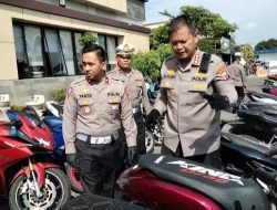 120 Motor Balap Liar dan Kenalpot Brong Diamankan Polresta Sidoarjo