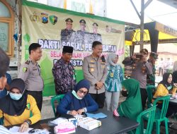 Bakti Kesehatan dan Sosial Gencar Dilakukan Polresta Sidoarjo