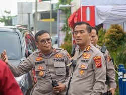 Kapolresta Cirebon Pantau Arus Mudik Gelombang Pertama di GT Palimanan dan Posyan Ramayana Weru