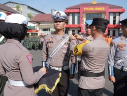 Kapolres Jember Pimpin Apel Gelar Pasukan Ops Ketupat Semeru 2023