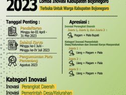 Tingkatkan Pelayanan,Pemkab Gelar Bojonegoro Innovative Award
