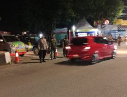 Personil Pos Pam Dukupuntang Laksanakan Gatur Malam, Antisipasi Kemacetan Arus Lalin
