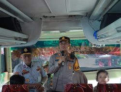 Polda Jatim Gelar Balik Mudik Gratis, Polres Jember Berangkatkan Empat Bus