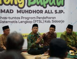Bupati Sidoarjo Instruksikan Camat dan Kades Sukseskan PTSL 2023