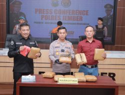 Sat Reskoba Polres Jember Berhasil Sita 10 Kg Ganja Jaringan Medan-Bali