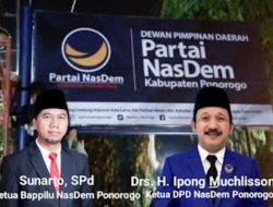DPD Partai NasDem Ponorogo Targetkan Menang Dalam Pemilu Legislatif dan Pilpres 2024
