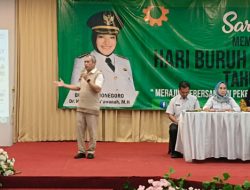 Bupati Bojonegoro Hadiri Sarasehan Merajut Kebersamaan Pengusaha dan Pekerja