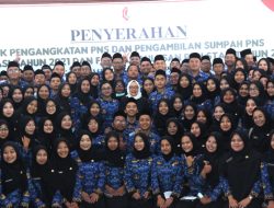 348 PNS Baru Diambil Sumpahnya, Bupati Bojonegoro: Bangun Loyalitas dan Integritas terhadap Negara 