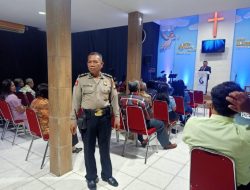Polresta Sidoarjo dan Jajaran Lakukan Pengamanan Ibadah Kenaikan Isa Almasih