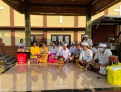 Persembahyangan Hari Suci Pagerwesi di Pura Kertha Bumi Bhayangkara