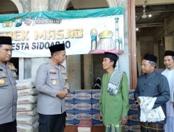 Kapolresta Sidoarjo Jumat Curhat di Masjid Jami’ Al Hasan Desa Masangan Kulon Sukodono