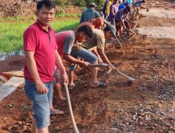 Realisasi DD 2023, Pemdes Labuhan Ratu Pasar Membangun Sejumlah Infrastruktur Desa