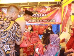 Jelang Hari Bhayangkara ke-77, Polresta Sidoarjo Gelar Bakti Kesehatan dan Baksos di Desa Banjar Bendo