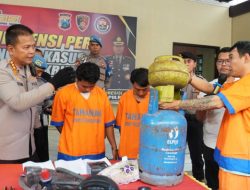 Tiga Tersangka Oplos LPG Bersubsidi Pemerintah Diringkus Polisi Sidoarjo