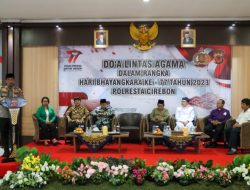 Peringati Hari Bhayangkara ke-77, Polresta Cirebon Gelar Doa Bersama Lintas Agama