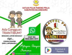 Tingkatkan Trantibum, Satpol PP Bojonegoro Buka Layanan Pengaduan Online 