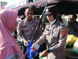 Peringati HUT Bhayangkara ke-77, Polresta Cirebon Gelar Bazar Murah