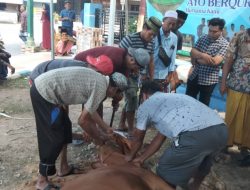 Senyum Bersama TKBM Kalianget Terealisasi Lancar Penyaluran Daging Qurban