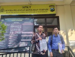 Aktivis Muda dan Pegiat Anti Korupsi Ravi Dwi Ketua DPD TOPAN RI Situbondo Melaporkan 4 Orang Mafia Tanah Ke Polres Situbondo