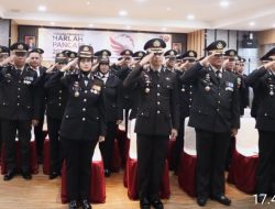 Jajaran Polres Brebes Ikut Upacara Nasional Hari Lahirnya Pancasila 2023