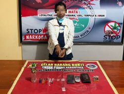 Tim Opsnal Sat Res Narkoba Polres Bima Kota Tangkap Pria Swasta, Kuasai Narkotika Jenis Sabu