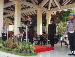 Kapolresta Sidoarjo Irup Hari Bhayangkara ke-77 di Alun – alun Sidoarjo