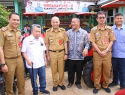 Pemkab Lampung Utara Serahkan Mesin Pertanian kepada Kelompok Tani, Salah Satu Wujud Pembangunan Bidang Pertanian