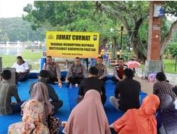 Jumat Curhat, Polres Pacitan Tampung Aspirasi PKL di Sekitar Alun-alun