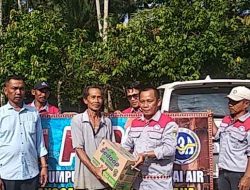 P3A Kabupaten Tanggamus Memberikan Santunan Kepada Masyarakat Terkena Musibah Banjir