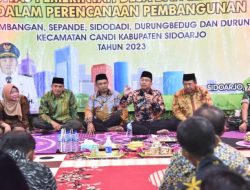 Hadiri Dialog Terbuka dengan Masyarakat Kecamatan Candi, Ini Pesan Bupati Sidoarjo