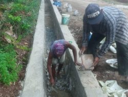Masyarakat Banyumas Menyambut Baik atas Pembagunan Jalan dan Drainase oleh PU Kabupaten Pringsewu