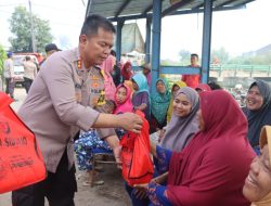 Polresta Sidoarjo Bersama Forkopimka Tanggulangin Bakti Sosial di Kawasan Sungai Penatarsewu