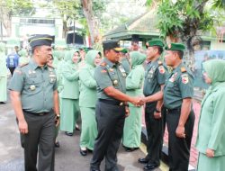 Kunjungi Markas Kodim Bojonegoro, ini Pesan Pangdam V Brawijaya