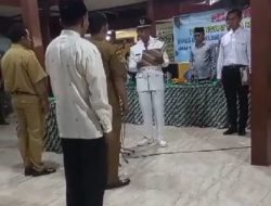 Kades Suliono Melantik dan Mengambil Sumpah Jabatan Dua Perangkat Desa Mojokusumo