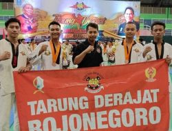 Membanggakan, Atlet Bojonegoro Raih Dua Medali Perunggu di Tarung Derajat BHS Cup 2023