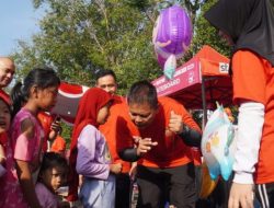 Berbagi Keceriaan Hari Bhayangkara, Ajak Warga Sidoarjo Olahraga Bersama
