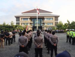 Kapolresta Sidoarjo Pimpin Apel Pengamanan Peringatan satu Muharam 1445 H