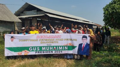Paguyuban Peternak Ayam Mojokerto Dukung Gus Muhaimin Calon Presiden 2024