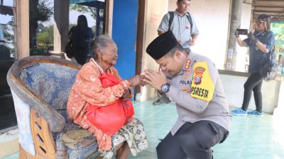 Bantu Pembangunan Masjid dan Baksos Door to Door, Polresta Sidoarjo Sasar Pedesaan di Balongbendo
