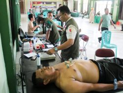 Polkes Kodim Bojonegoro Gelar Serbuan EKG dan Penyuluhan Kesehatan