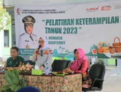 Disperinaker Bojonegoro Beri Pelatihan Membatik dan Handycraf, Buka Peluang Usaha Masyarakat Desa