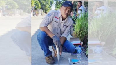 Barracuda Indonesia Lakukan Test Uji Kepadatan Struktur Permukaan Kepadatan Pembangunan Jalan Cor Rabat Beton