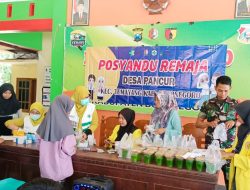 Babinsa Koramil Temayang Bojonegoro dukung Layanan Posyandu Remaja Desa Pancur