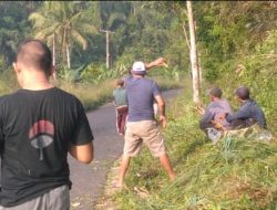 Pekon Way Harong Gelar Giat Gotong royong Bersih bersih Desa