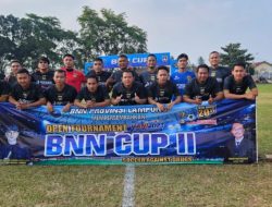BNN Lampung Gelar Turnamen Sepak Bola BNN Cup II di Pekon Tekad Tanggamus
