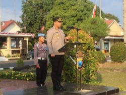 Polres Bondowoso Gelar Apel Kesiapan Pengamanan Pengesahan Warga Baru PSHT Bondowoso