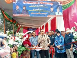 Anggota Komisi V DPR-RI Bersama Anggota Komisi lV DPRD Provinsi Lampung Resmikan Pekerjaan Program PISEW
