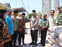 Polresta Sidoarjo Bantu Pembangunan Masjid di Sawocangkring Wonoayu dan Peduli Sosial